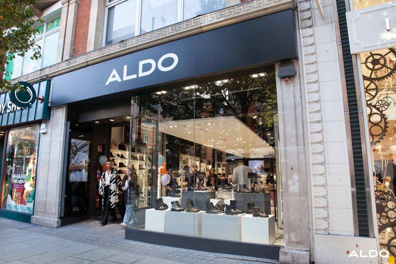 Aldo UK reopens Oxford Street flagship store