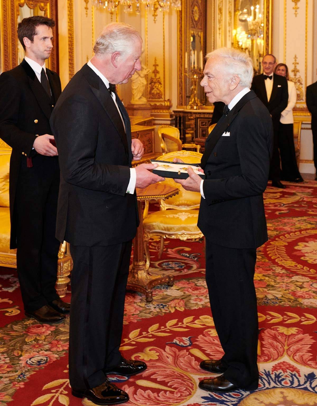 Ralph Lauren Receives Honorary Knighthood For Services To Fashion