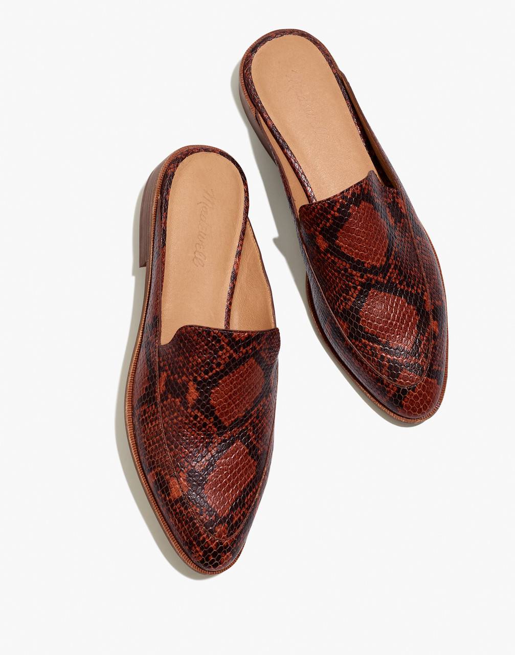 the frances loafer mule in leather