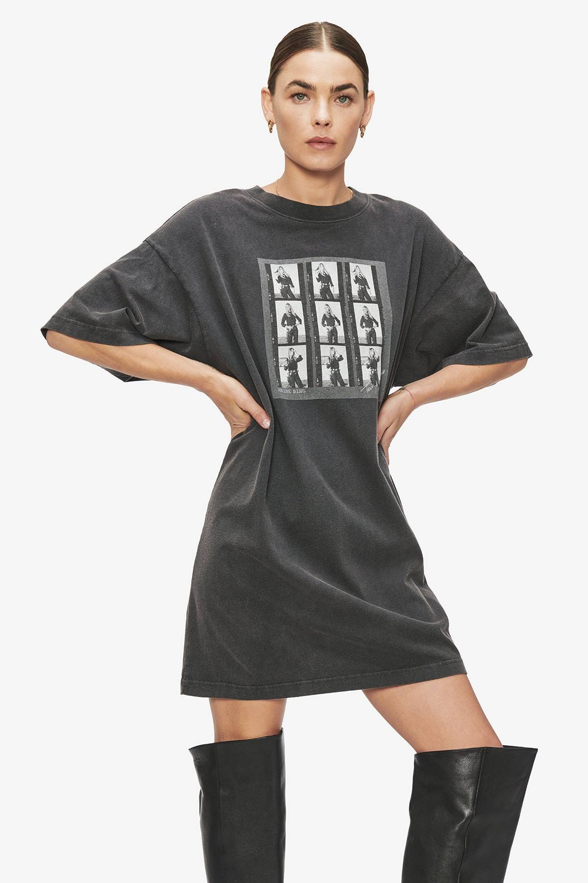 anine bing t shirt dress