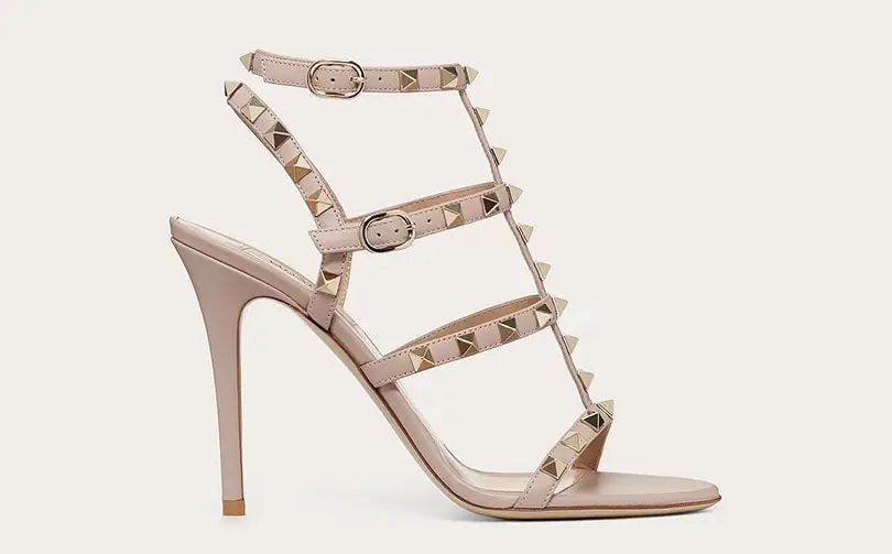 Valentino, in a trademark filing, says its studded shoes have acquired ...
