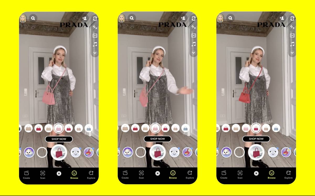 Snapchat announces AR tryon and social shopping features
