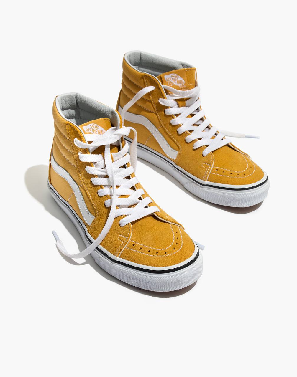 yellow hi top vans