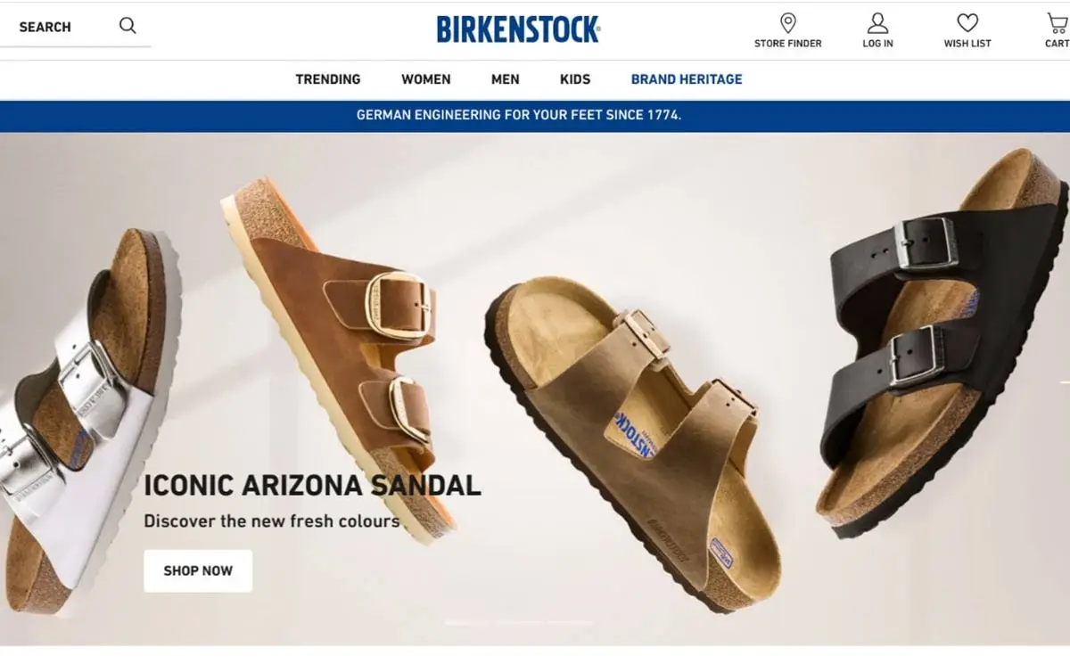 birkenstock website