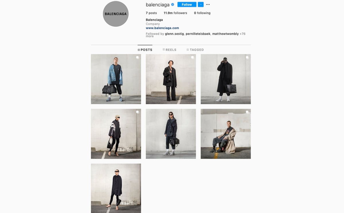 Balenciagas Instagram  Genius or Shortsighted  The Rosenrot  A  Collection of Fashion Essay