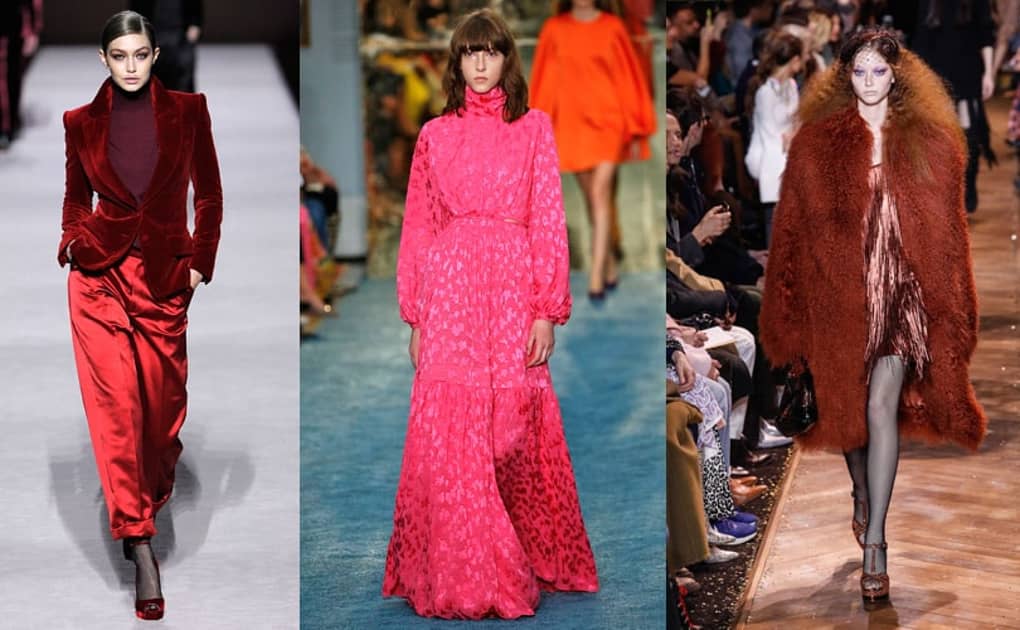 Spotted on the Catwalk: Key Colors at New York Fashion Week AW19