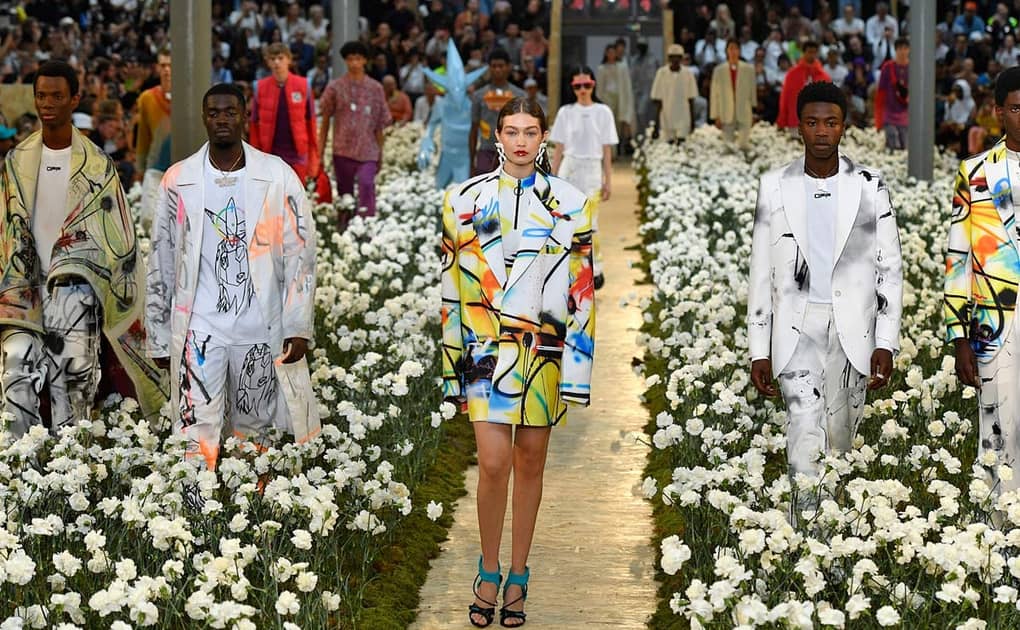 Virgil Abloh brings out stars for Off White Paris fashion show
