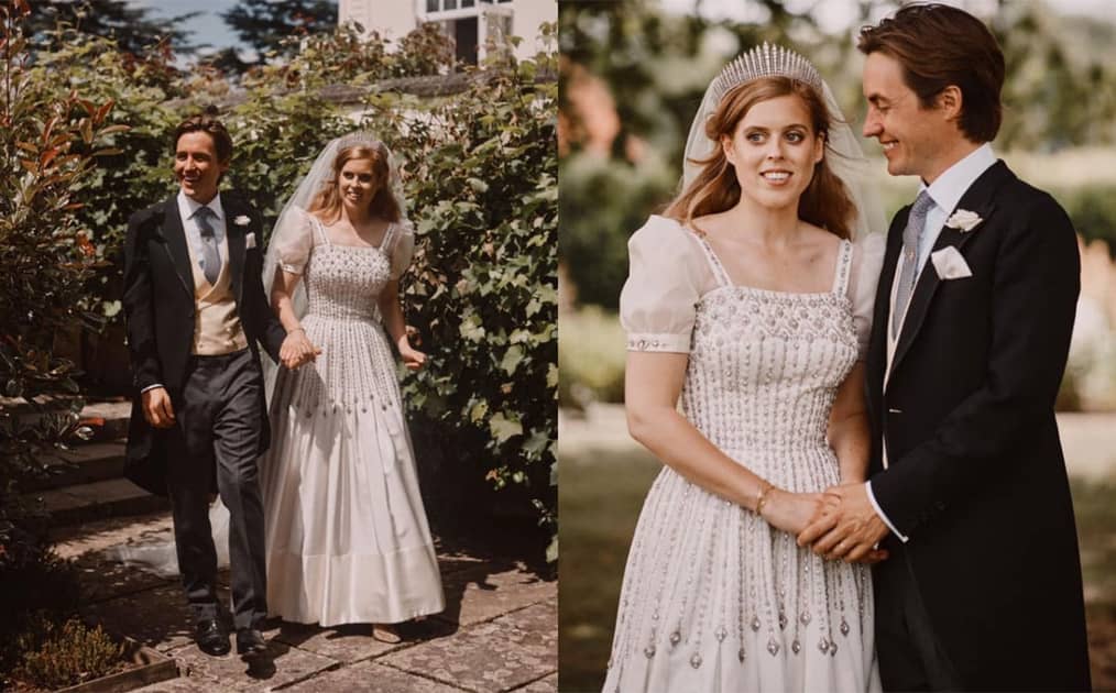 Princess Beatrice wedding dress to go on display in the UK