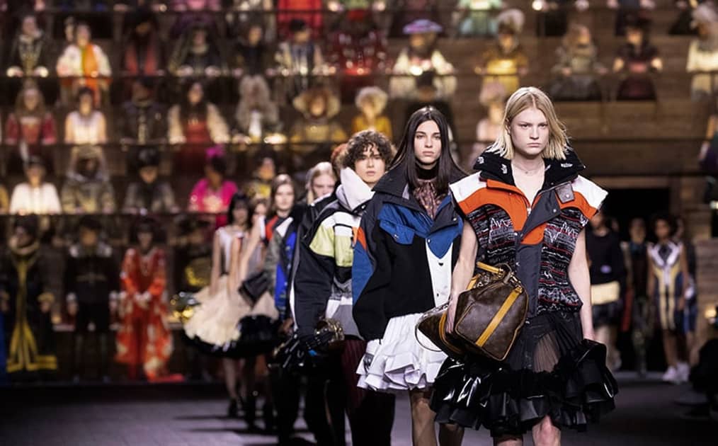 Louis Vuitton runway not lacking any drama in Paris