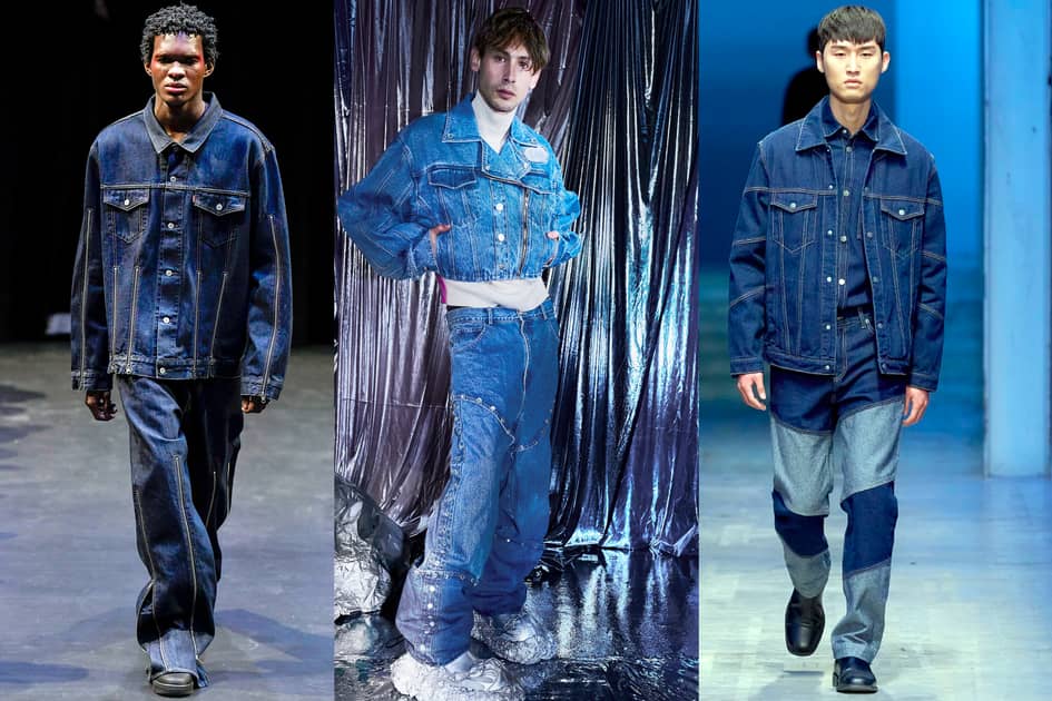 LV Casual Wear Mens Designer Denim Jeans