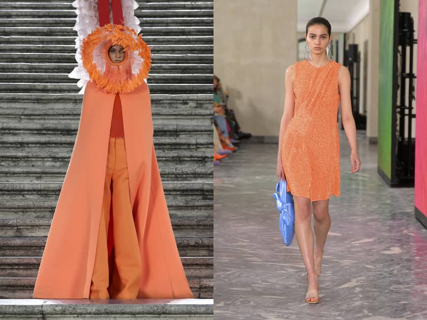Spotted on the catwalk WGSN and Coloro's colour of the year 2024