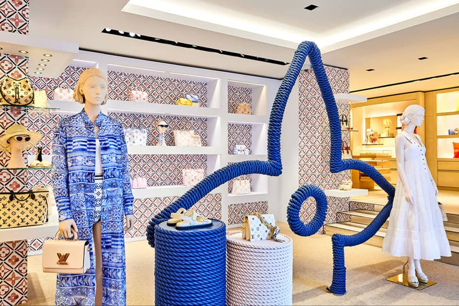 Quid du pop-in estival Louis Vuitton dans le magasin de Knokke ?