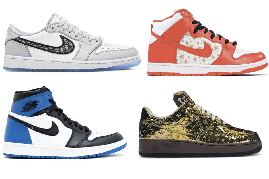 The world’s most valuable sneakers according to Laced.com