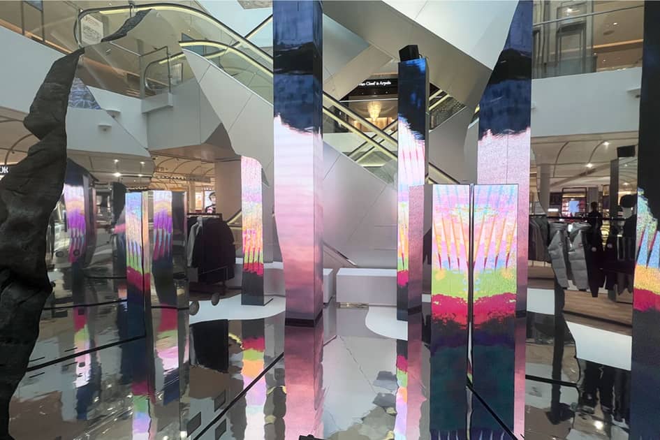 The Canada Goose pop-up at La Samaritaine offers an almost psychedelic escape