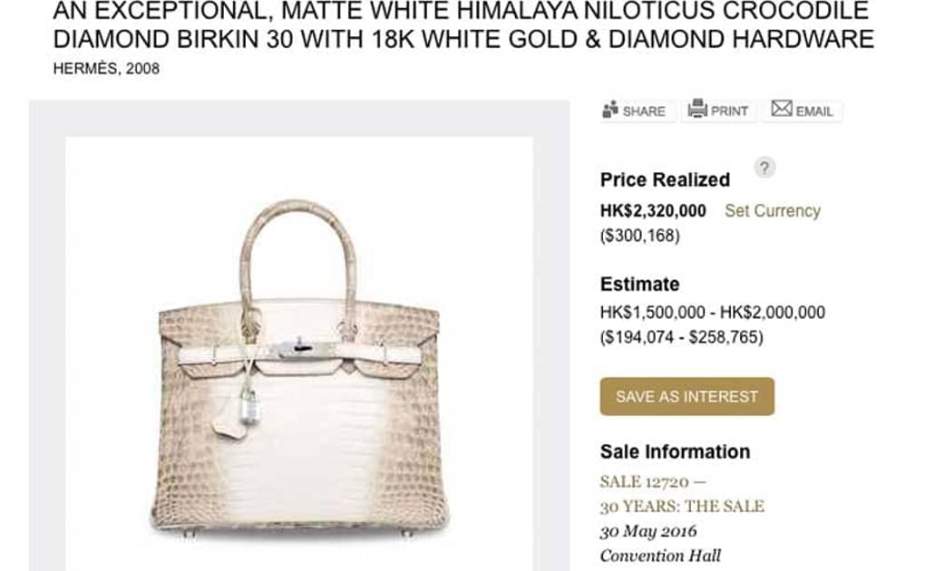 Bag made from crocodile skin and diamonds sets world record for £230,000  price tag - GulfToday