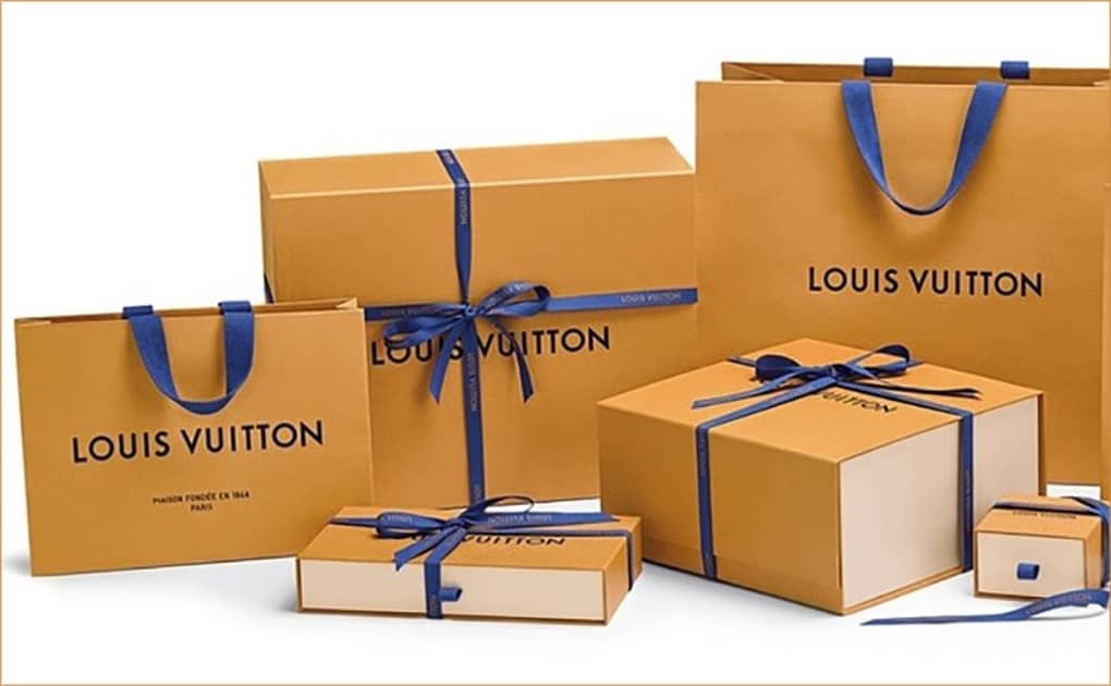 Papier d'emballage Louis Vuitton, emballage cadeau Louis Vuitton