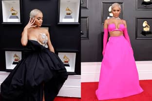 Music stars take to the red carpet for 64th Grammy Awards