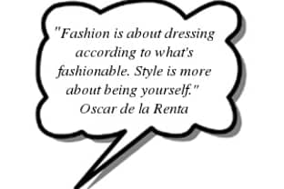 Fashion says