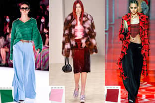 Pantone’s FW22 fashion color trends as seen on the runway