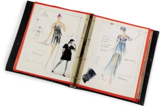 Des dessins de mode signés Karl Lagerfeld mis aux enchères par Sotheby’s