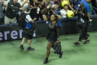 A l'US Open, Serena Williams brille aussi dans sa tenue de soirée