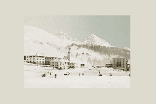 Walking in the winter wonderland: Rubirosa homages the Alps Glam