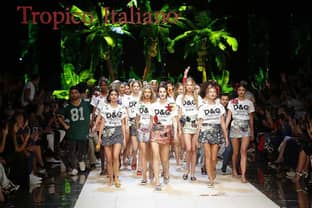 Dolce & Gabbana unveil tropically-tinted collection at MFW
