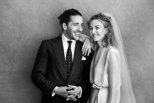 Dochter Zara oprichter trouwt in Valentino