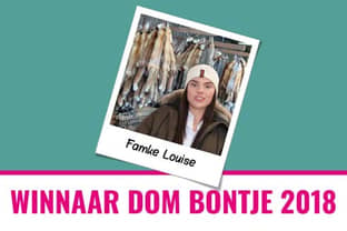Famke Louise winnaar Dom Bontje
