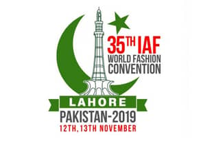 Announcement speakers, conference program and major sponsors of the 35th IAF World Fashion Convention in Lahore
