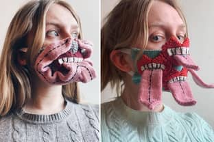Icelandic designer makes 'scary' masks to encourage distancing