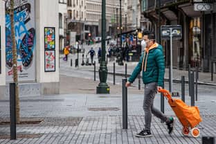 Mondkapjes vanaf nu verplicht in Belgische winkelstraten