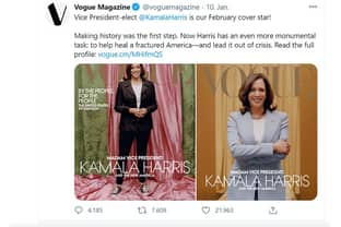 Vogue-Chefin Wintour reagiert auf Kritik an Titelbild mit Kamala Harris