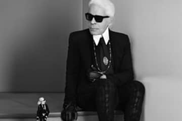Bijna te koop: Karl Lagerfeld Barbie