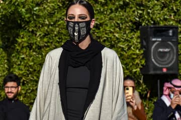 Haute couture abayas on the runways of rare Saudi fashion show