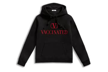Valentino to produce "Vaccinated" hoodies