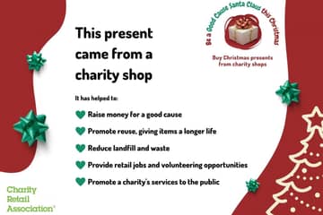 Charity campaign urges shoppers to purchase pre-owned and second hand gifts this Christmas