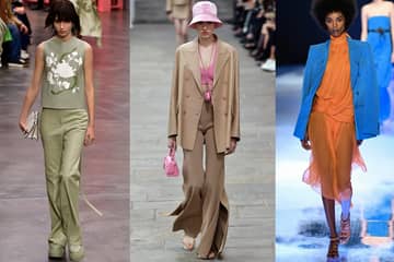 Tres tendencias de color para SS23 vistas en la Semana de la Moda de Milán