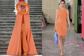 Spotted on the catwalk: WGSN and Coloro's colour of the year 2024 Apricot Crush