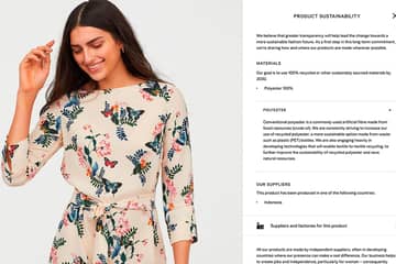 H&M launches product transparency for all garments on its website