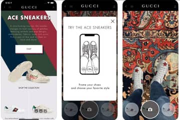 Gucci introduces AR technology for its Ace sneakers