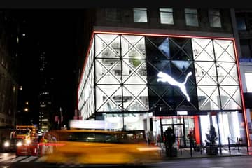 In foto: il primo flagship store nordamericano di Puma a New York City