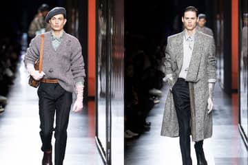 Suits you: Dior and Berluti top the class on Paris catwalk