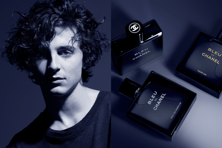 Timothée Chalamet Photos for Bleu de Chanel Fragrance