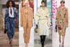 NYFW SS24 four tailored trends: denim, pant suits, trench coats and utility looks