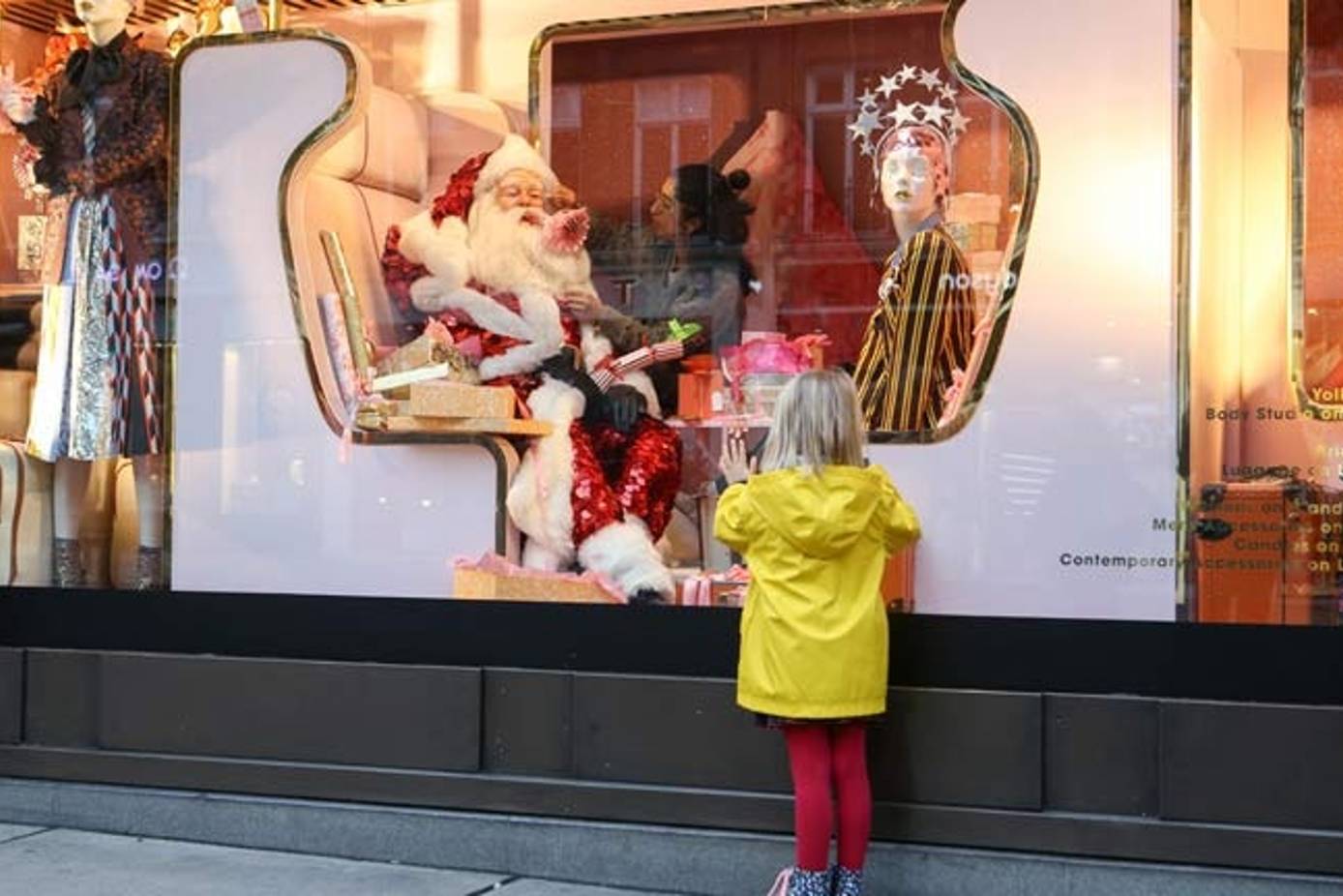 Harrods, Selfridges and Liberty show off their window displays