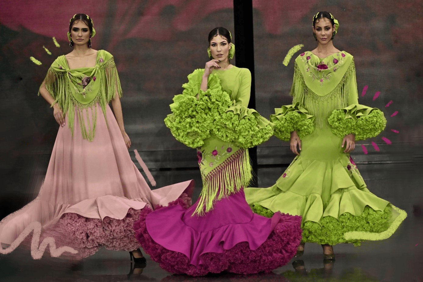 Radioactivo madera Fangoso De la pasarela a la Feria, las tendencias en moda flamenca según SIMOF 2023