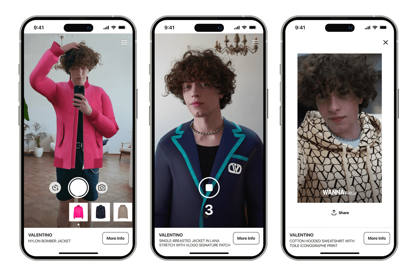 Jobtilbud generøsitet falanks Valentino to partake in virtual try-on pilot with Farfetch-owned Wanna