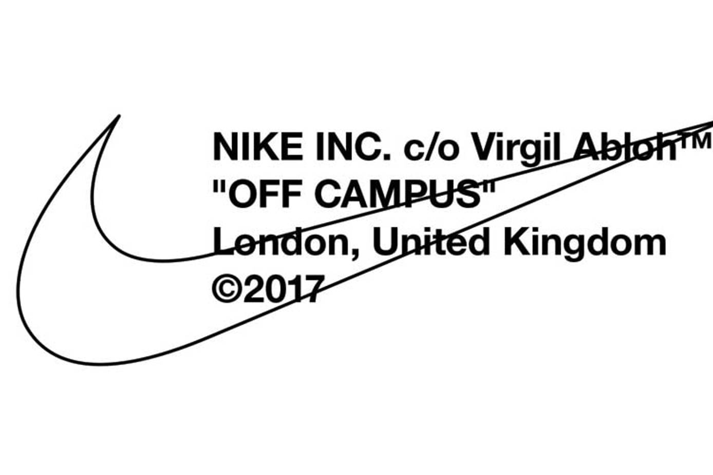 Wetenschap Cerebrum vorst Nike announce “Off-Campus” London
