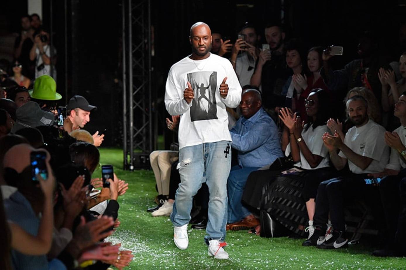 Kanye West & Virgil Abloh Both Show Off Their Unreleased Sneaker